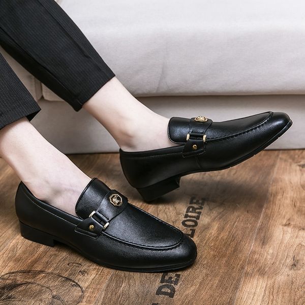 

dress shoes men's leather shoes, men's fashionable black, brown, shoes nsf7