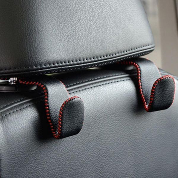 

2pcs car rear seat hook back hidden hanger multi-function storage ornaments interior accessories universal organizer