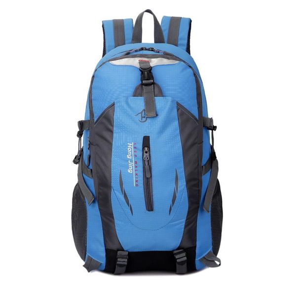

green 40l outdoor backpack camping bag waterproof mountaineering hiking backpacks lightweight sport climbing rucksack