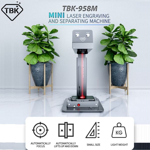 TBK958M laser de vidro de vidro que separa a máquina do reparo do telefone móvel para IP 12PRO MAX XR XR XR XS 8G 8PLUS da tampa da porta da bateria Substituição