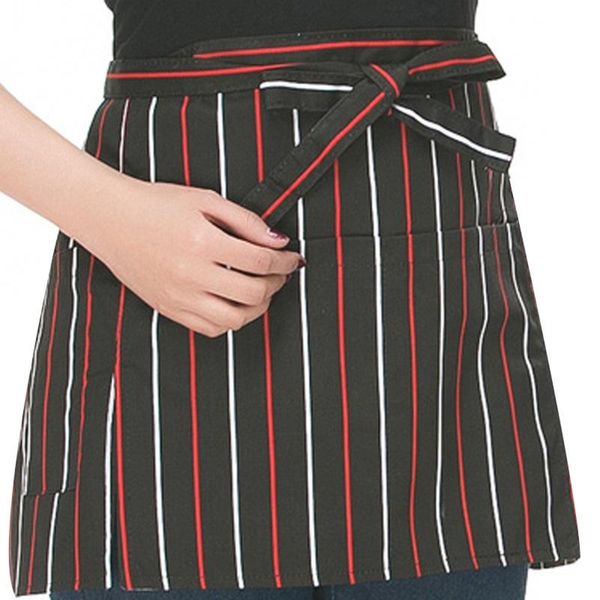 

aprons housewife polyester breathable cooking bar waitress anti dirt home farmhouse service staff baking waist apron kitchen restaurant