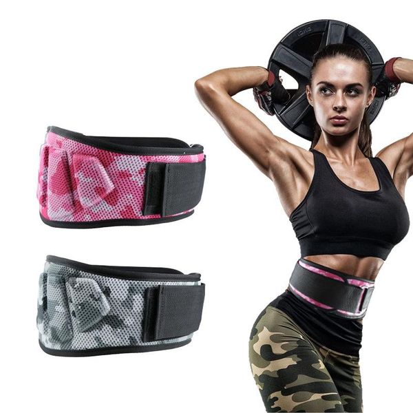 

waist support hard pull deep squat weightlifting camouflage fitness belt pressed loose with bodybuilding, Black;gray