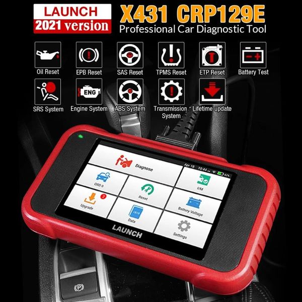 

code readers & scan tools x431 crp129e obd2 eng abs srs at diagnostic tool epb oil sas ets tpms reset service obdii reader scanner pk