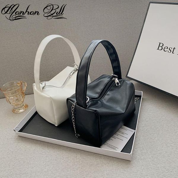 

bag women spring and summer fashion underarm ladies shoulder messenger solid color simple small square 31442 cross body