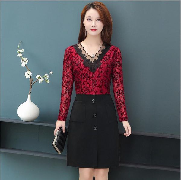 

casual dresses lace long sleeve women, Black;gray