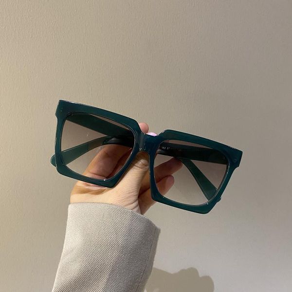 

sunglasses european and american personality big frame jelly color men women simple versatile street shooting travel, White;black