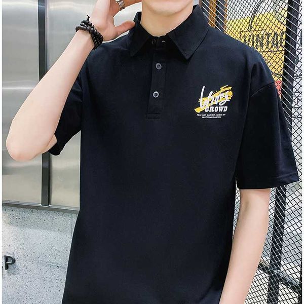 

men's t-shirts summer youth leisure simple pure cotton short sleeve, White;black