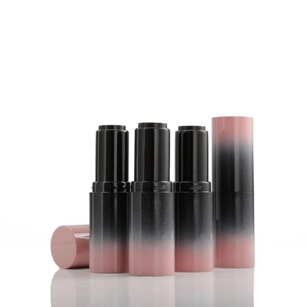 

storage bottles & jars 30/50/100pcs 12.1mm empty lip stick tubes black pink gradient color cylinder diy lipgloss packing container