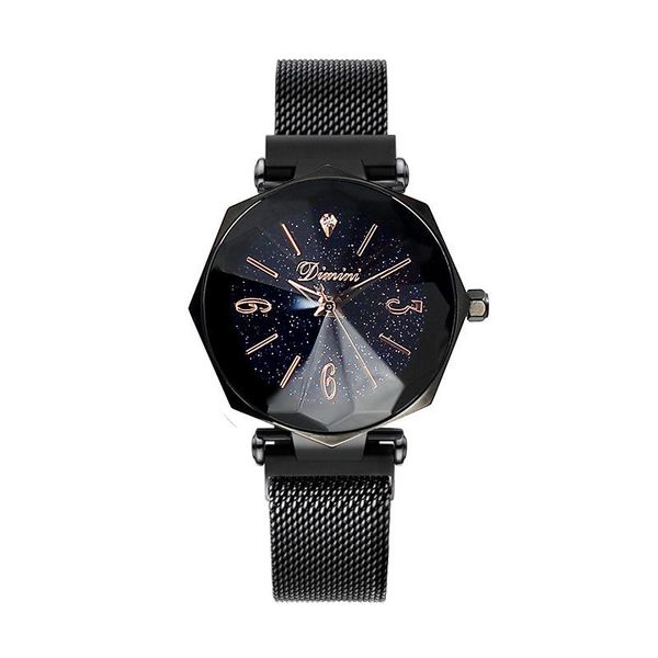 

wristwatches relojes para mujer dimini women watch brand quartz ladies luxury wristwatch mesh steel strap female clock fashion dress, Slivery;brown