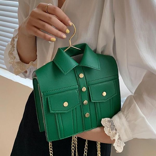 

evening bags fashion ladies tote bag 2021 winter high-quality pu leather women's designer handbag chains shoulder messenger