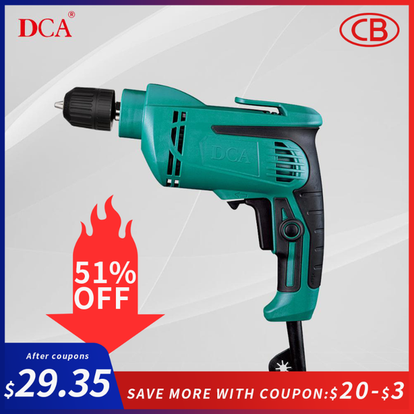 

professiona electric drills dca corded power drill set driver kit hand mini woodworking tools
