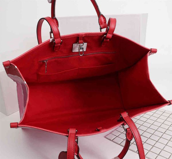 

original fashion designer luxury handbags purses onthego bag women brand classic style genuine leather shoulder bags 30