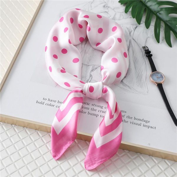 

scarves silk square scarf hair neck dot scarfs designer headkerchief fashion bandana female neckerchief accessories summer, Blue;gray