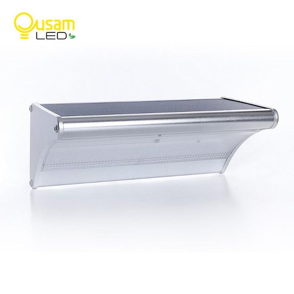 

solar lamps 60led light outdoors led lamp with motion sensor aluminum waterproof outdoor garden wall lighting