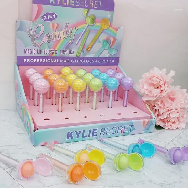 

wholesale lip gloss cute candy pure natural plant kids baby girls lips oil kawaii moisturizing care bulk1