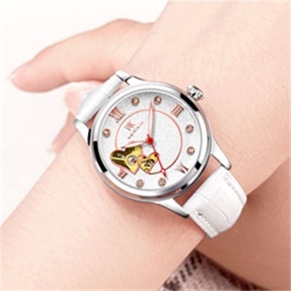 

swisskey fashion women's mechanical watch, Slivery;brown