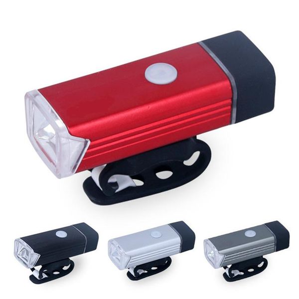 

bicycle headlights usb charging light aluminum alloy riding bike lights