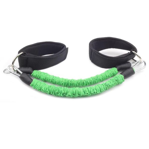 

leg strength training pull up rope fitness running football resistance tension band tube with cloth cover yoga stripes