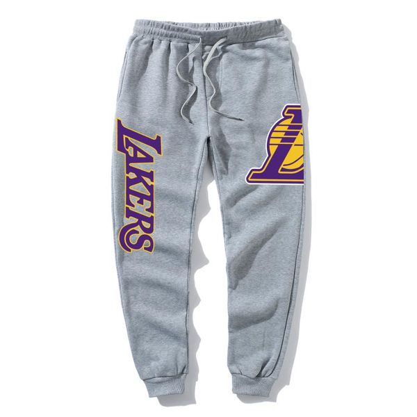 

men's pants basketball fans fashion printed loose casual for s-3xl, Black