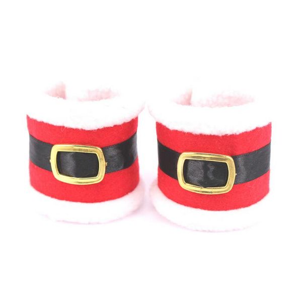 

napkin rings 6pcs/lot christmas santa ring table decor holder for christmsa el holder, decoration
