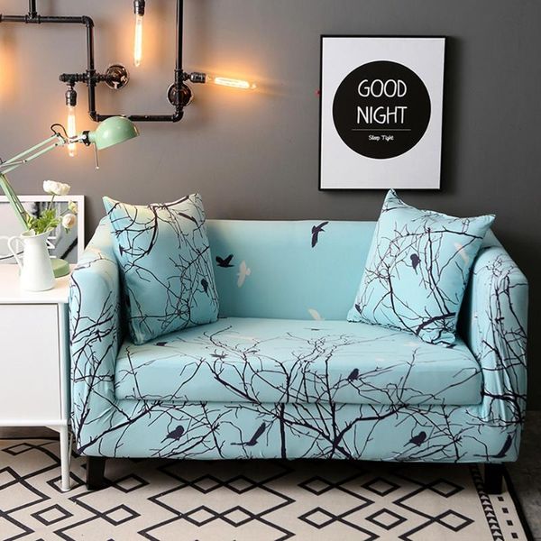 

chair covers elastic printed color sofa cover spandex modern polyester corner slipcover protector living room 1/2/3/4 seater