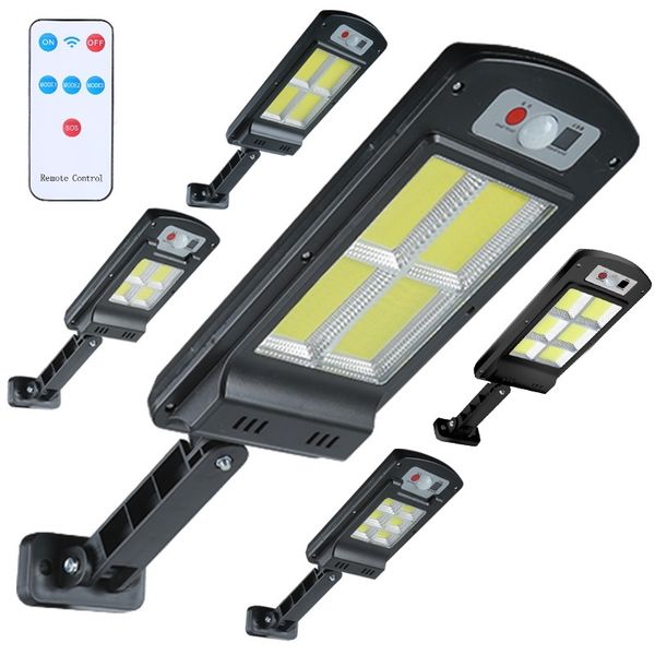 

solar energy outdoor remote control street camera parking lot court yard intelligent sensor night market lamp