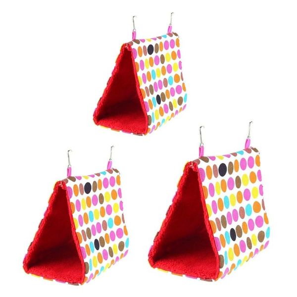 

bird cages plush warm shed cage bed parrot hammock triangle house nest tent