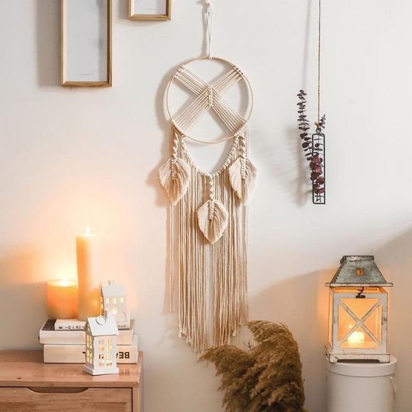 

decorative objects & figurines macrame tapestry boho decoration nordic style hand woven wall hanging room living art bohemian decor