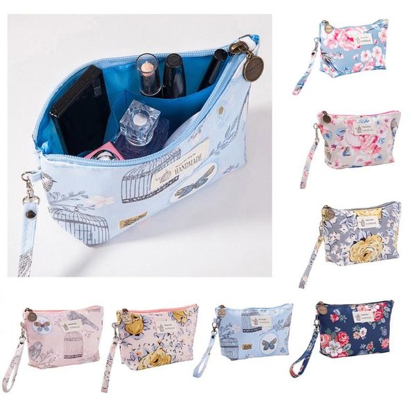 

cosmetic storage bag printing ladies portable clutch waterproof travel wash bags