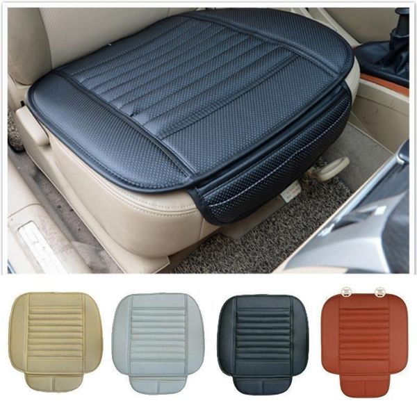 

cushion/decorative pillow creative universal pu leather car front seat cushion protector pad driver mat 1pc