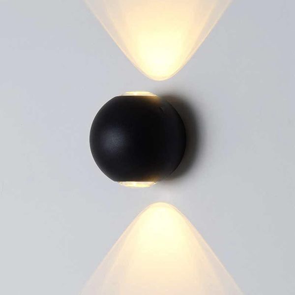 

[outernlux] surface mounted led wall light waterproof ac85-265v luminaire lamps living room porch outdoor 10w ball lamp