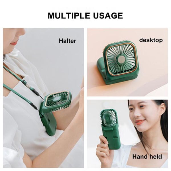 

other household sundries usb portable fan cold hands neck hanging rechargeable mini sports 3-speed adjustable dual home office