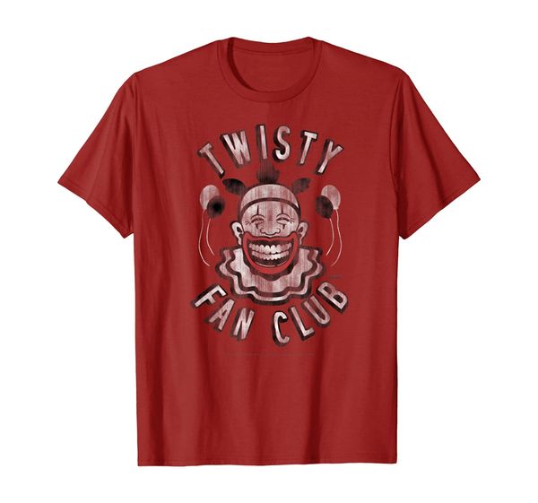 

american horror story twisty fan club 2 color, White;black