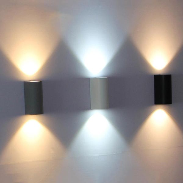 

beiaidi 6w10w led modern outdoor wall light waterproof up down dual-head aluminum garden sconces outside lighting fixtures lamps