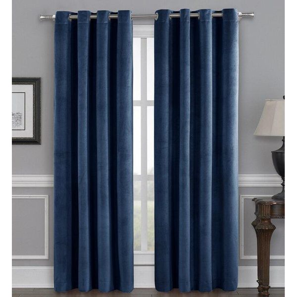 

curtain & drapes velvet solid max room darkening thermal grommet panels for bedroom and living color light blocking curtains