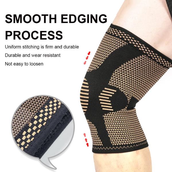 

elbow & knee pads workout pad brace elastic leg support compression sleeve non-slip for sport riding protection arthritis relief, Black;gray