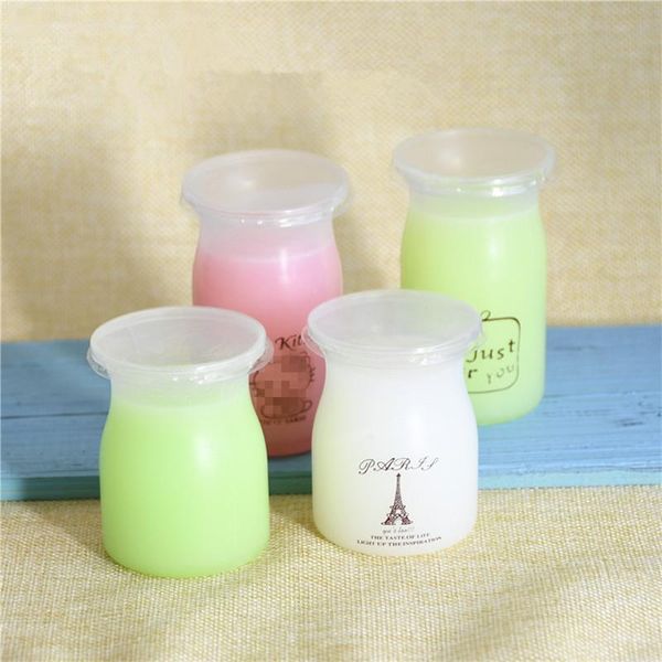 

disposable cups & straws 20pcs baking pudding jelly dessert plastic cup 120ml 150ml small matte transparent creative yogurt wit