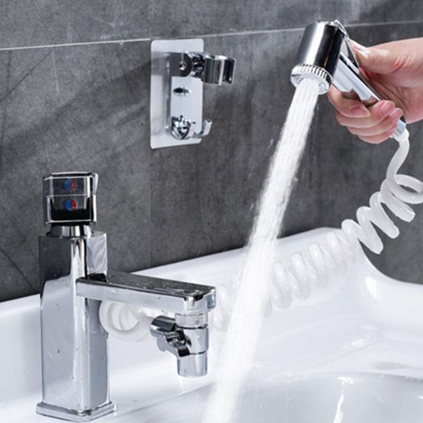 

bath accessory set bathroom faucet external shower handheld sprayer sprinkler+base+hose+valve for hand basin sink