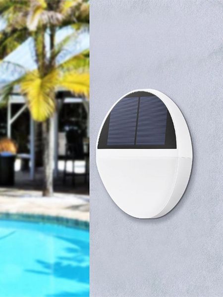 

outdoor wall lamps 48led solar lamp microwave sensor floodlight waterproof anti-rust garden street spotlight 5w