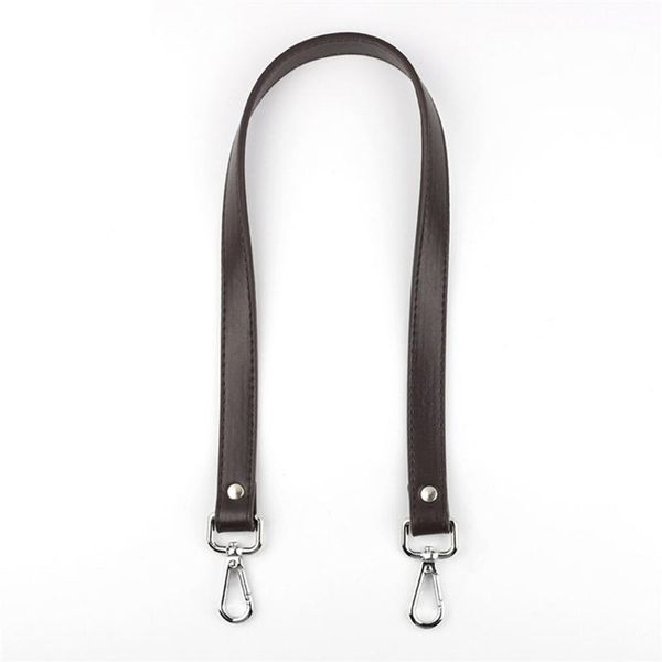 

bag parts & accessories pu leather handbag shoulder strap replacement with gold metal swivel hooks x5xa, Black