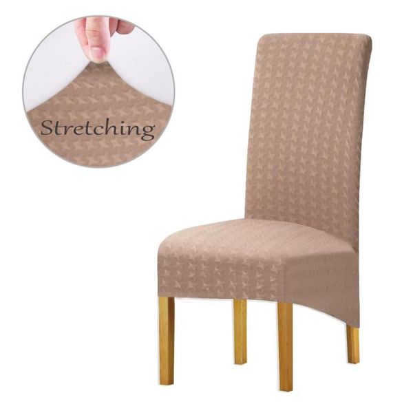

chair covers arrive stretcable cranes jacquard xl size dining chairs cover wedding banquet party el protective slipcover