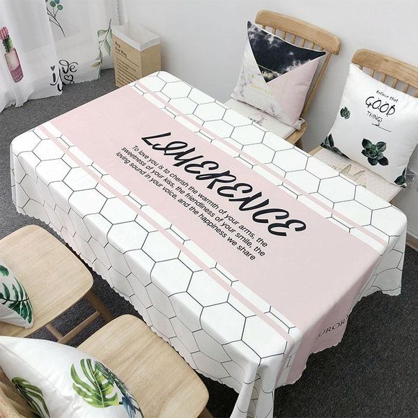 

table cloth nordic rectangle tablecloth art aesthetic waterproof oil proof coffee decor blended tovaglia houseware bs50tc