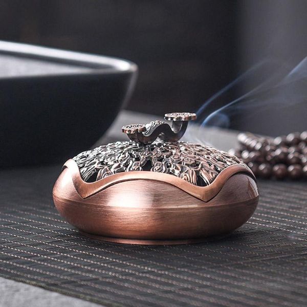 

classic aromatic censer copper incense burner home mini sandalwood furnace decorative crafts ornaments fragrance lamps