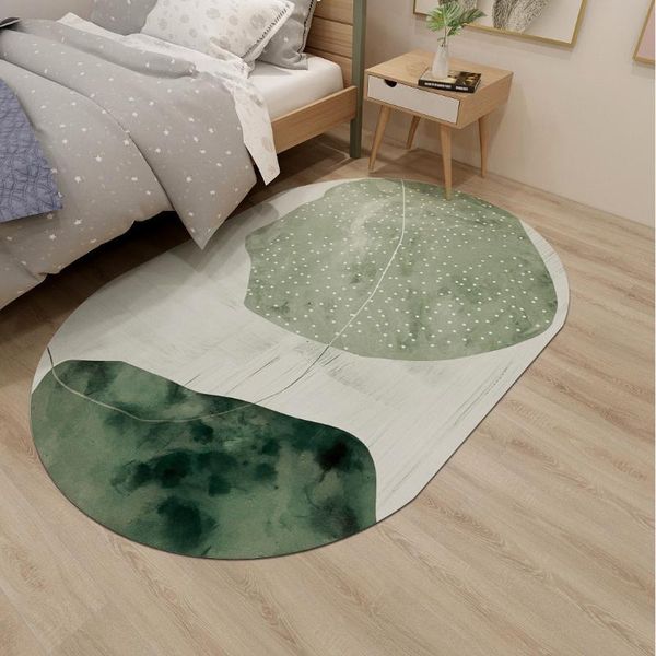 

carpets simple ins carpet bedroom bedside bed end cushion living room coffee table oval shaped floor mat alfombra infantil hogar