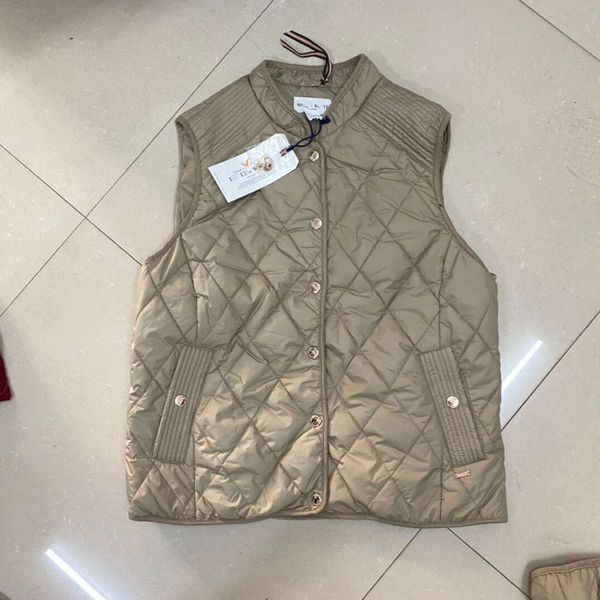 

women's cotton slim vest in autumn winter, White