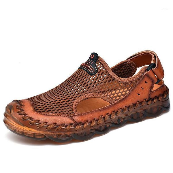 

sandals summer soft comfortable men sandals shoes outdoor beach plus big size casual non-slip shoe man's shoes1 2lg0, Black