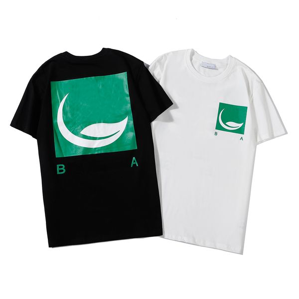

optimal luxury brand designer oversized men's t shirts summer fashion letter printing graphic t-shirts, White;black