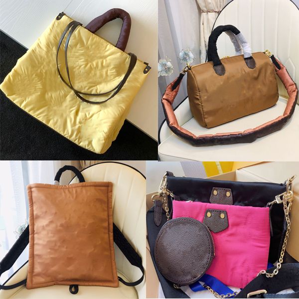 

2022 womens onthego totes econyl series bread bags soft cloud speedy 30 multi pochette accessoires backpacks pillow