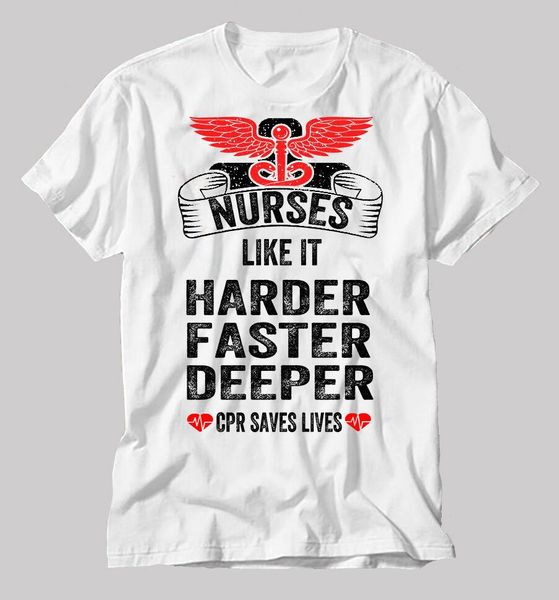 

nurse t-shirt funny nurse cpr tee shirt medical worker tee shirt, White;black