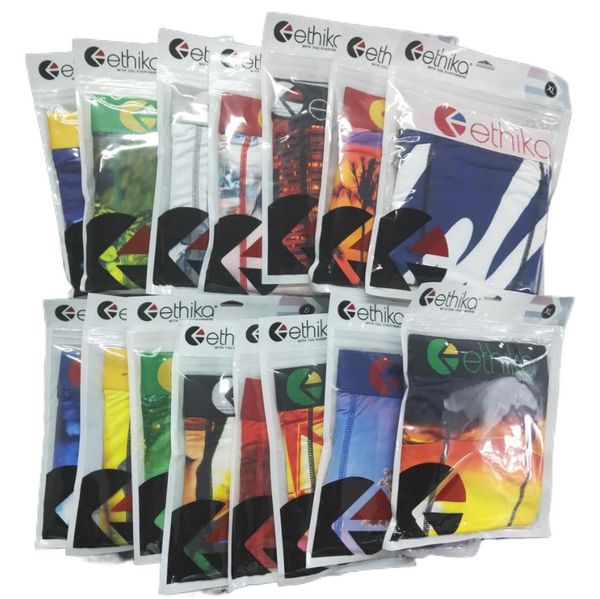 

21ethika men's boxing underwear promotion casual style beach shorts swimsuit underwear sports hip hop street comfortable cotton quick d, Black;white